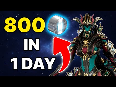 How to CASUALLY Farm 800+ PLATINUM per Day in Warframe!