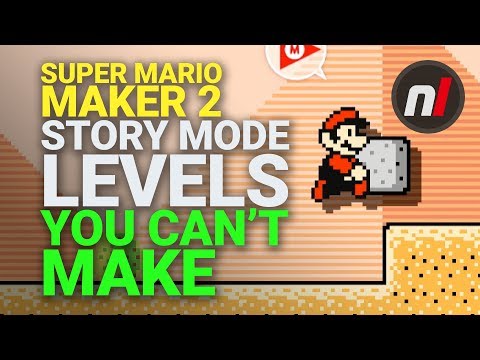 Super Mario Maker 2 Story Mode Has Levels You Can’t Make Yourself | Nintendo Switch