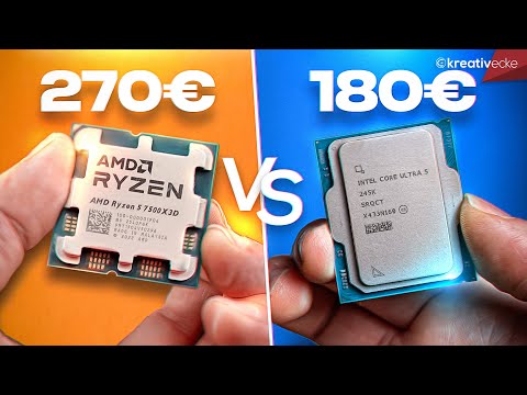 BITTE WAS?! VERLIERT AMDs NEUE 270€ CPU gegen Intels 180€ CPU? Ryzen 5 7500x3D vs. Core Ultra 5 245K