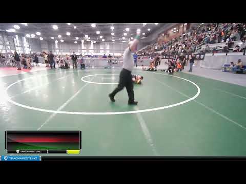 51-52 Lbs Round 3 - Alexandria Brock, Kent Cougars Wrestling Club Vs Gunner Rustman, Moses Lake Wr