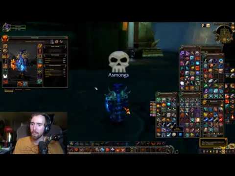 ASMONGOLD Tries his OLD LEGENDARIES IN PARTY SYNC 8.2.5 PTR
