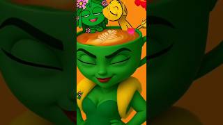 &quot;Green Coffee Girl and Her Romantic Little Friends 💚🌸 | Absurd ASMR Shorts&quot;