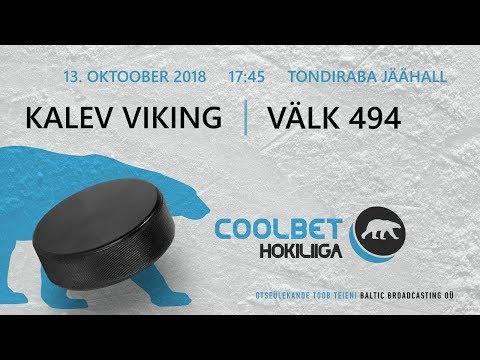 Tallinna Kalev Viking - Välk 494, 13.10.2018 - Coolbet hokiliiga