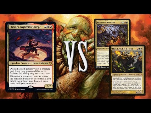 Chainer Nightmare Adept vs Maelstrom Wanderer & Marath - Commander/EDH - tribalkai/eedi-H - 1v1 CMDR