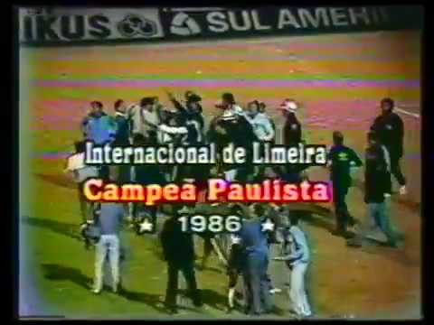 Palmeiras 1x2 Inter de Limeira (03/09/1986) - Final Paulistão de 1986 (Inter de Limeira campeã)