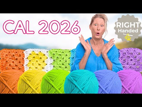 Year of the Granny CAL 2026!  New Crochet Along!