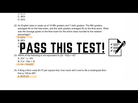 TSI MATH TEST PREPARATION x All New Test Questions 2025