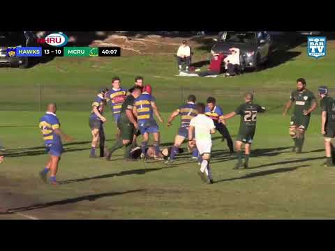 2018 NHRU - Prem 1 - Rd 10 Highlights -  Hamilton V Merewether