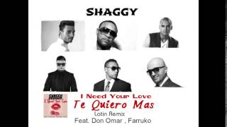 Shaggy ft Don Omar, Farruko, Faydee, Mohombi & Costi - TE QUIERO MAS (Remix) REGGAETON 2015