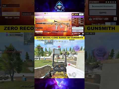 💥 M4 SHREDS! Best BR Gunsmith for ZERO Recoil & Long Range! CODM