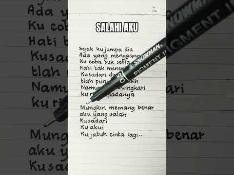 Salahi Aku (Ku Jatuh Cinta Lagi) - Yovi Widianto, Andi Rianto & Rony Parulian | Lirik #lagutrending