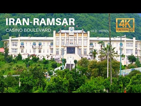 Iran 2022| Ramsar Casino Boulevard walking tour (4k)
