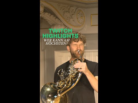 Konzerthaus Berlin #Challenge: Wer kann höher? Trompete oder Horn? 🎺 #ThrowbackThursday #TwitchTV