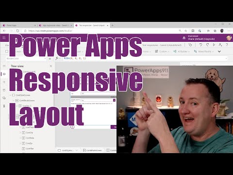 Power Apps Responsive Layout Design - Horizonal and Vertical - Part 1