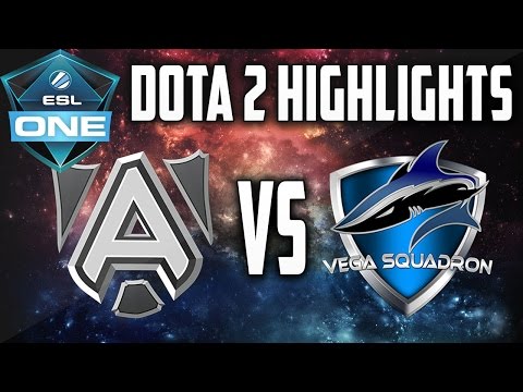 Team Vega vs Team Alliance Esl one Frankfurt 2016 Tournament dota 2 Highlights