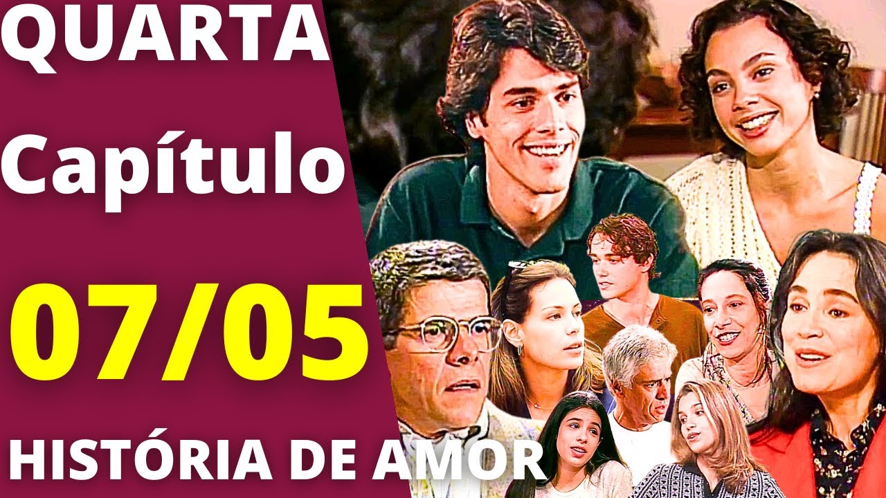 HISTÓRIA DE AMOR Capítulo de hoje QUARTA 07/05 Bruno diz a Joyce que a ama e eles se beijam!