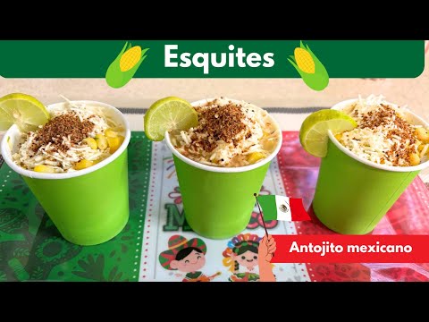 Cómo hacer Esquites. Fácil y rápido antojito mexicano #esquites #comidamexicana #elote