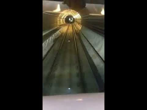 Driverless Metro M4 line in Budapest, Hungary