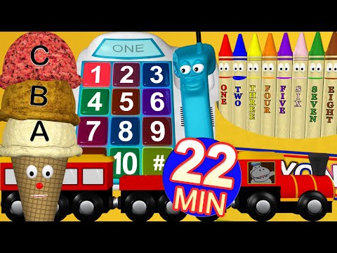 Best Learning Video for Kids | Alphabet, Numbers, Shapes & Colors for Toddlers