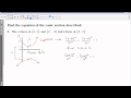 07 3 Finding Equations Of Conic Sections