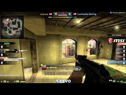 Luminosity vs eLevate Game 1 (CEVO-P CS:GO Season 7) - Misled & LATORR