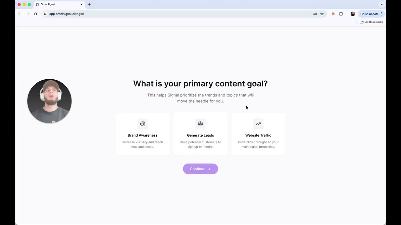 OmniSignal demo video