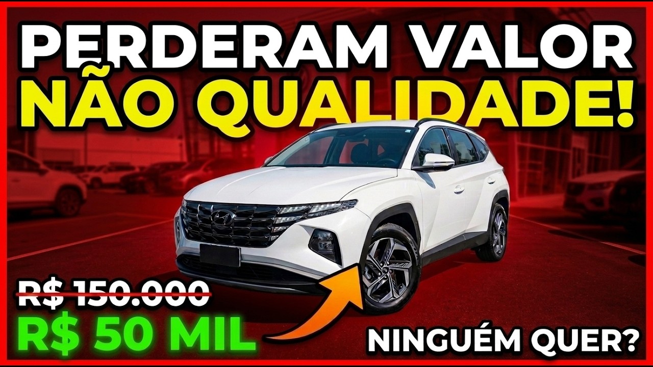 7 SUVs que PERDERAM VALOR mas NÃO PERDERAM QUALIDADE — Um custa MENOS que um HATCH ZERO