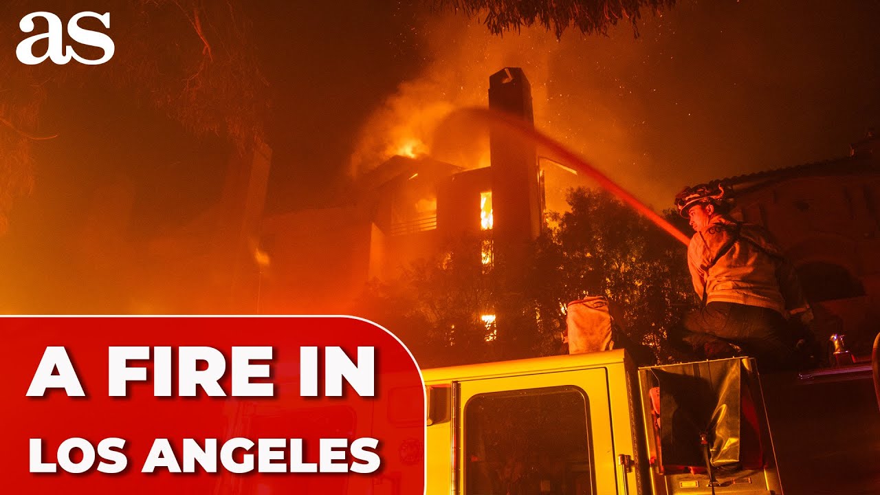 LOS ANGELES battles WILDFIRES amid winds of 'a historic nature'