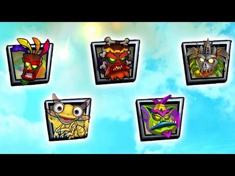Crash Team Racing Nitro-Fueled - All Masks | New Mask (Season 7)