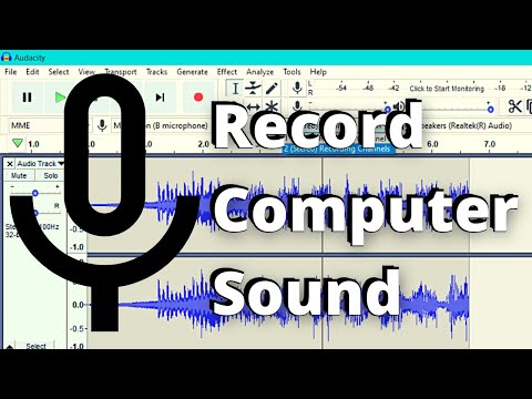 How To Record Sound Directly From Your Computer - Audacity Tutorial