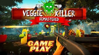 VEGGIE KILLER - REMASTERED ★ Gameplay ★ PC Steam Shooter 2019 ★ Ultra HD 1080p60FPS