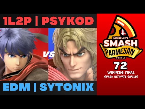 1L2P  PsyKoD vs EDM  Sytonix - Smash Ultimate Singles Winners Final Smash Parmesan 72 - Ike vs Ken