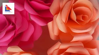 Craftenrich 2020 DIY paper rose flower craft for kids