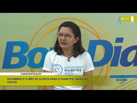 Mês de novembro azul também conscientiza homens e mulheres sobre a Diabetes 13 11 2020