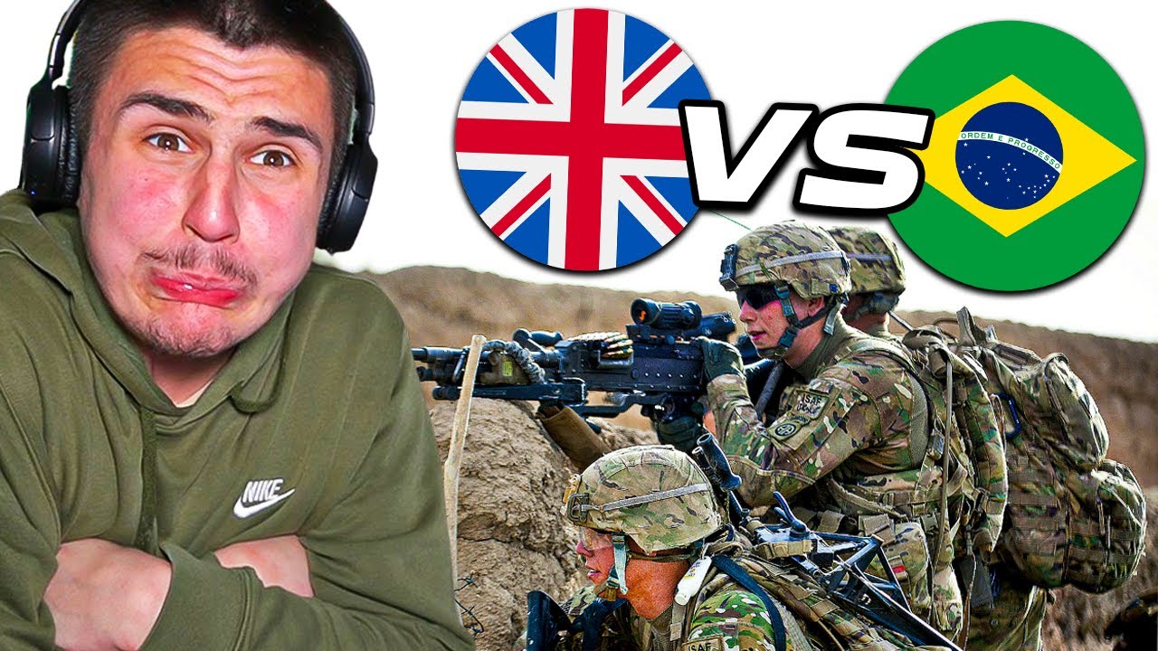 Britânico reage a "Comparação Militar - Brasil vs Reino Unido"