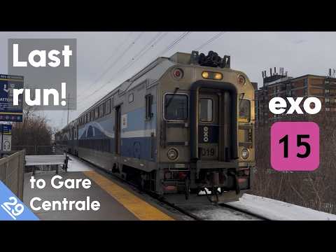 Riding the last-ever inbound Mascouche Line train to Gare Centrale!