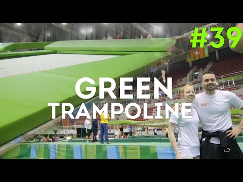 Green trampoline - Triffis TV Vlog 39