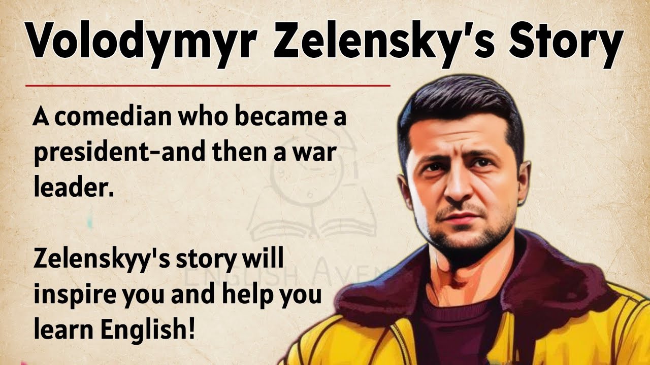 The Shocking Story of Volodymyr Zelenskyy || Learn English Through Story Level 3🔥 || Graded Reader ✅
