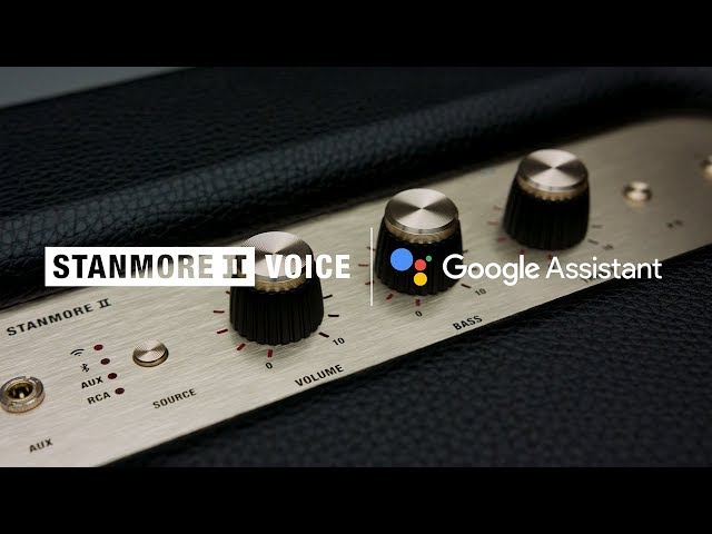 Video Teaser für Marshall - Stanmore II Voice with the Google Assistant Built-In - Full Overview