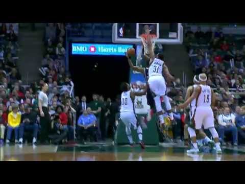 John Henson with the Sick Rejection