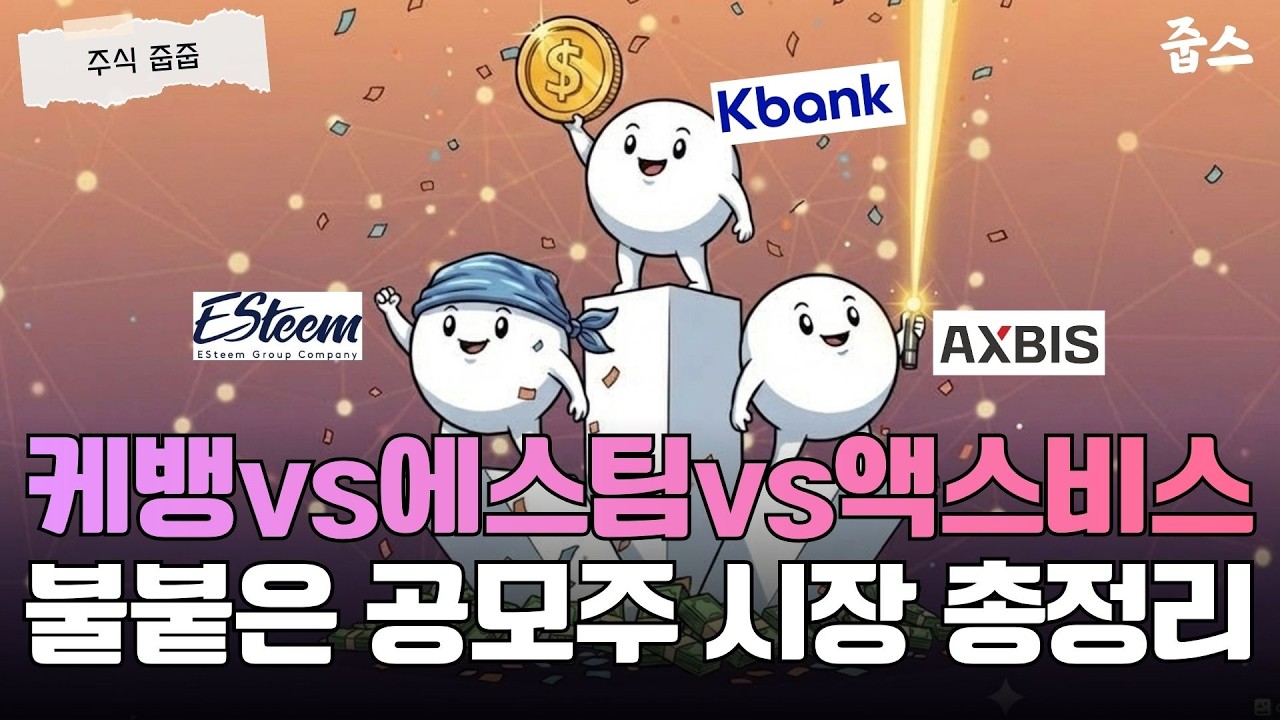2월 넷째주 공모주 3대장: 케이뱅크·에스팀·액스비스 총정리