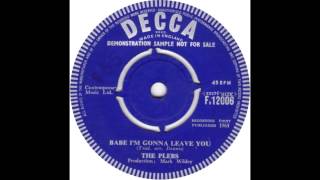 The Plebs - Babe I'm Gonna Leave You (Anne Bredon)