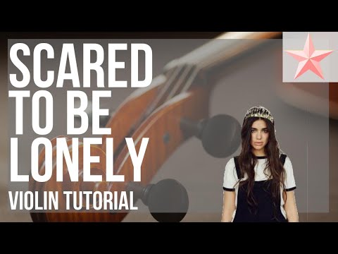 SUPER EASY: How to play Scared to Be Lonely by Martin Garrix and Dua Lipa on Violin (Tutorial)