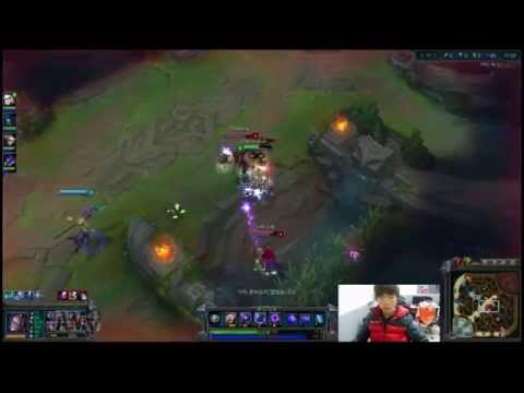 SKT T1 Faker mid Orianna vs Pobelter LeBlanc 4.21 playing video