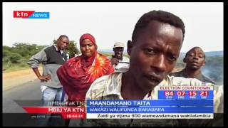 Wakazi wa Taita Taveta waandamana kwa madai kuwa wananyimwa kazi ya SGR