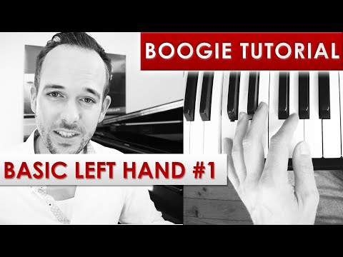 Chris Conz - BOOGIE TUTORIAL - BASIC LEFT HAND #1 🎹