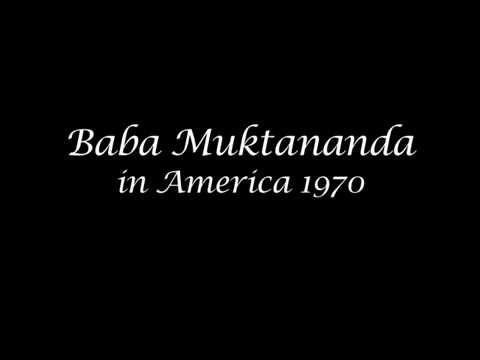 Baba Muktananda in America 1970