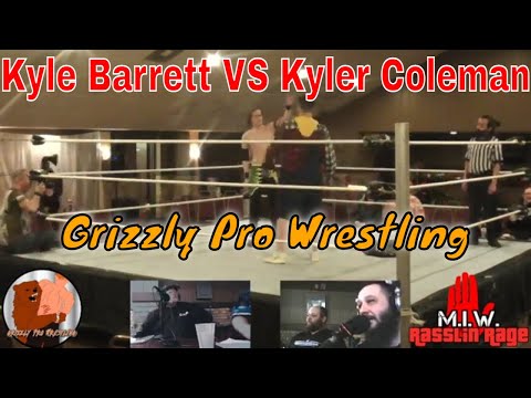 Kyle Barrett VS Kyler Coleman Grizzly Pro Wrestling Uprise Day 2