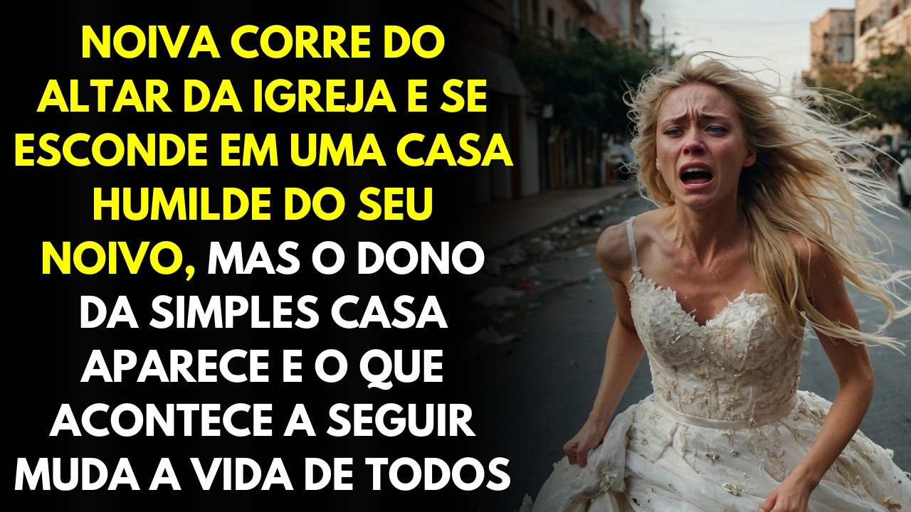 Noiva Corre Do Altar Da Igreja e Se Esconde Em Uma Casa Humilde Do Seu Noivo