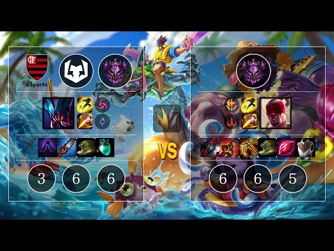 FLA Shrimp Rek'Sai vs Lee Sin Jungle - KR Master Patch 10.11